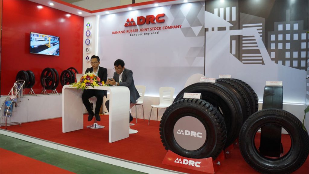 DRC tire is showcasing at SEMA show exhibition